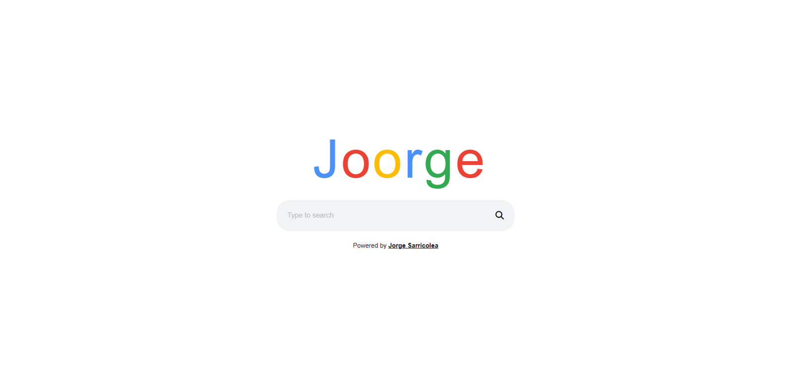 Joorge Search